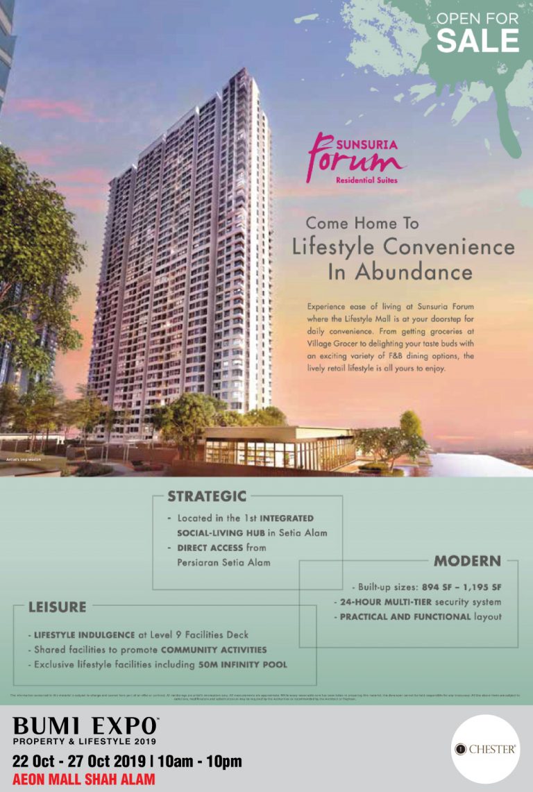 Forum @ 7th Avenue, Setia Alam by SunSuria