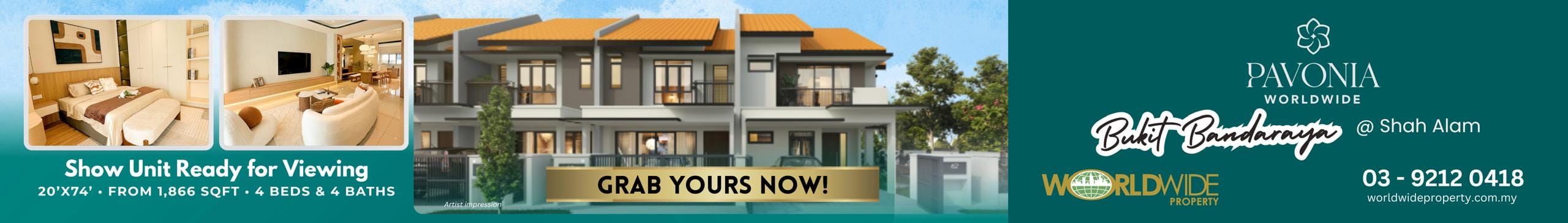 Worldwide Pavonia Banner