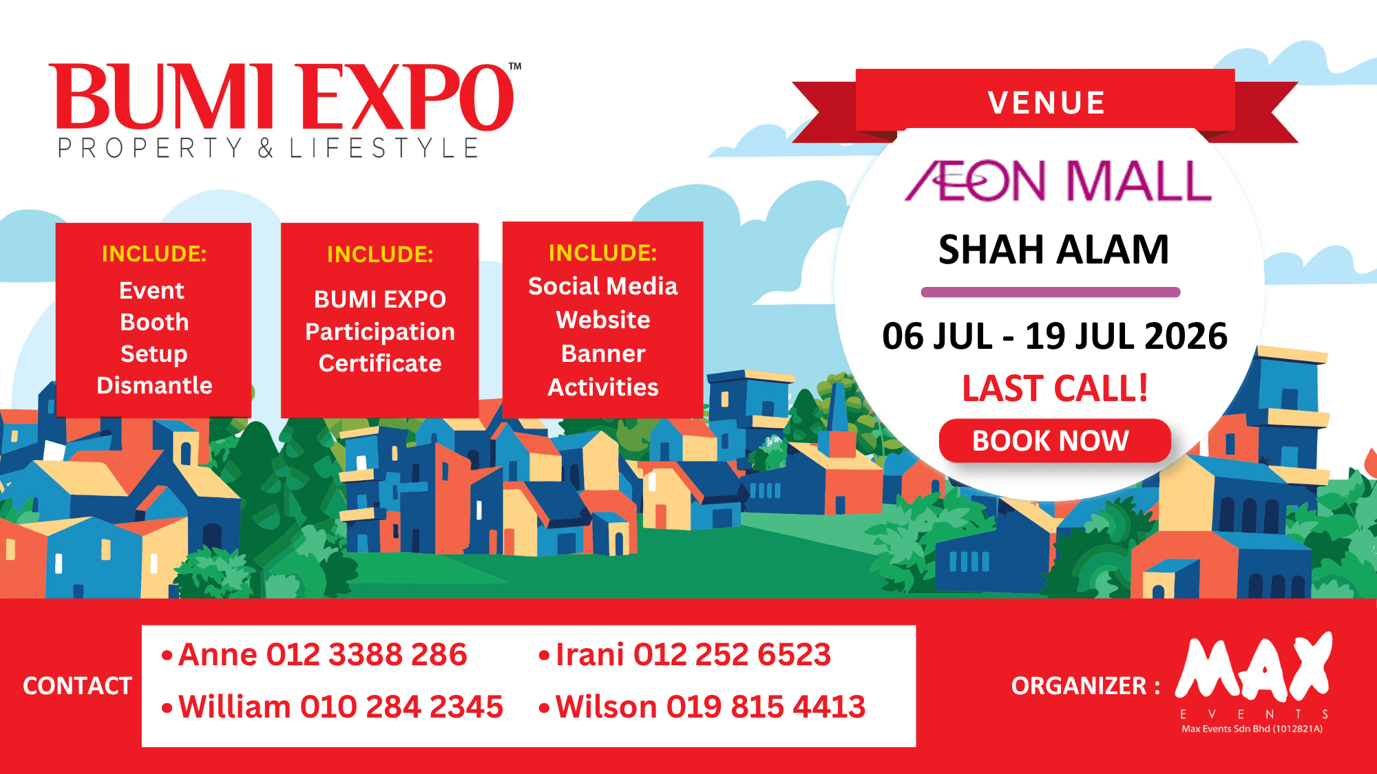 Aeon SA (Recruitment for Bumi Expo JUL 2026)